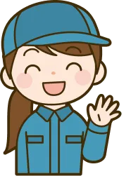タイル施工業者のイラスト